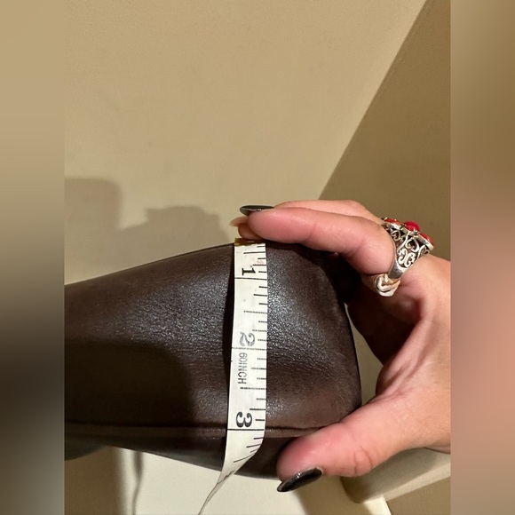 Vintage Gucci Leather Bamboo Top Handle Xl Crossbody Bag - Picture 5 of 16